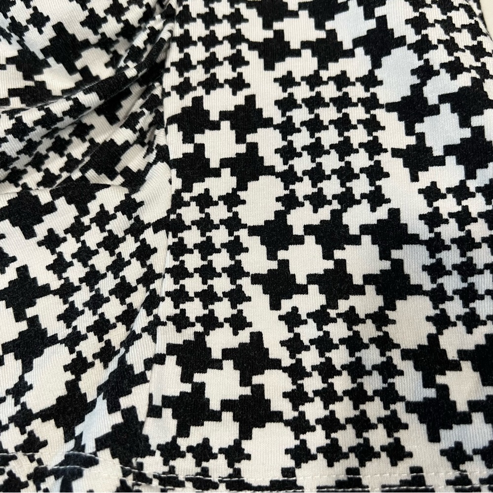 Talbots women's houndstooth style print faux wrap‎ 3/4 sleeve blouse size 1x - Picture 7 of 13
